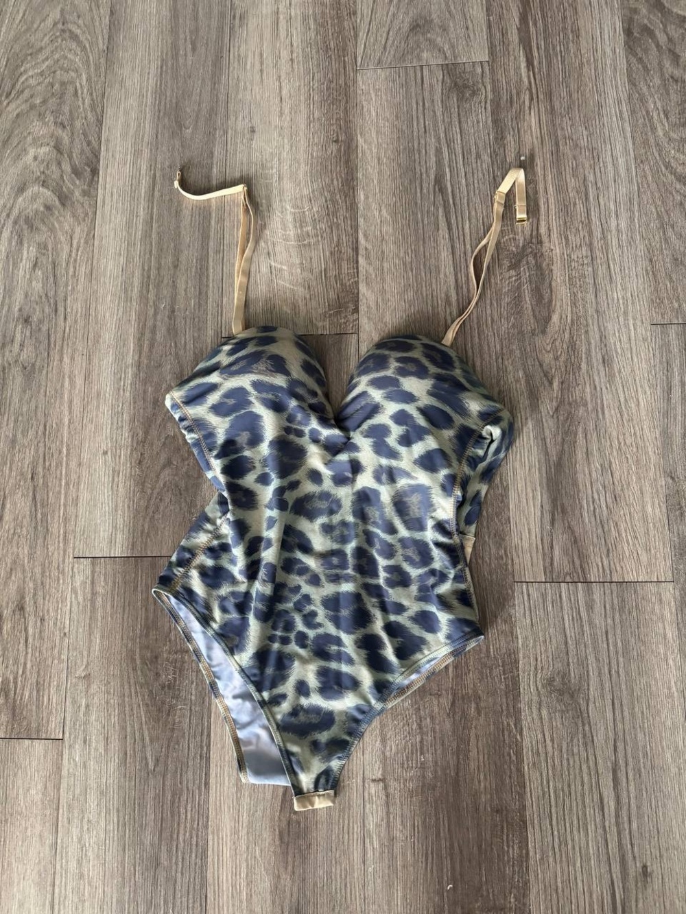 Miss Diamond Leopard Print Bodysuit